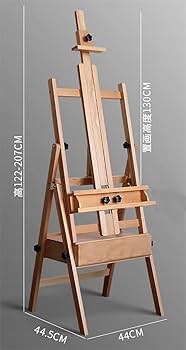 Amazon.co.jp: 木製大型イーゼル H型フレーム画架 キャンバス立て